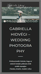 Mobile Screenshot of gabriellahidvegiphoto.com